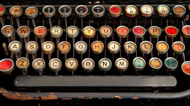 Vintage typewriter