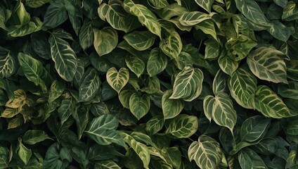 Fototapeta premium green leaves background