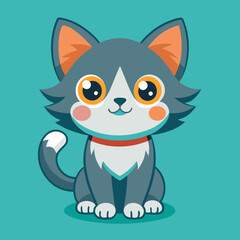 Design a Cat Vector Illustration