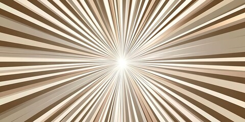 Tan colors Starburst light sunburst marquetry illustration isolated ans light bronze 