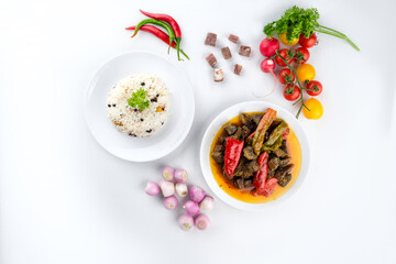 Turkish Fried Liver Delight: Served with Pilaf