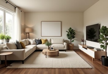 Typical American Home Living Room | Cozy Atmosphere