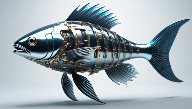 a futuristic fish