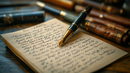 people signing farewell cards or guestbooks, leaving messages of encouragement and fond memories.