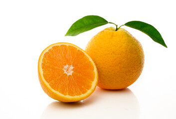 Close up of cross section of orange