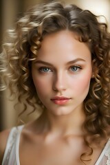 Naklejka premium portrait of a woman
