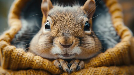 Super Squirrel: Fun and Playful Superhero Isolated on White Background