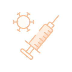 Vaccine vector icon