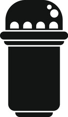 Simple vector icon of a new water filter cartridge for graphic and web design