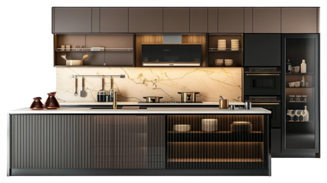 PNG Modern luxury kitchen design