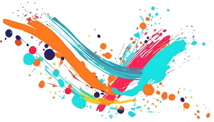Fototapeta premium Colorful background with different colors in a contemporary design