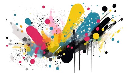 Colorful background with different colors in a contemporary design