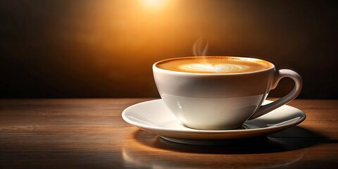 Obraz premium Coffee cup isolated on background