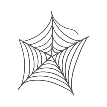 recommend clip art: Spiderweb Halloween Illustration