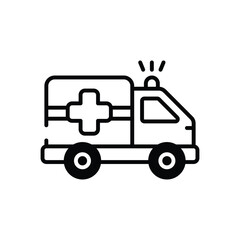 Ambulance vector icon
