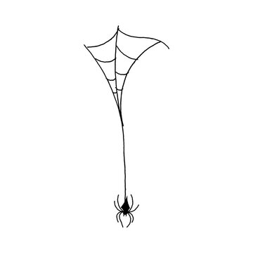 recommend clip art: Spiderweb Halloween Illustration