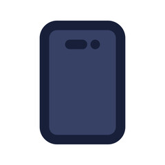smartphone flat line icon