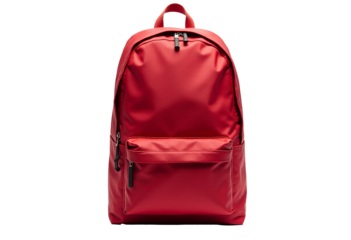 High-Quality Red Backpack PNG | Commercial Use