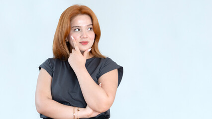 young woman emotional  portraits