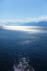 Fototapeta premium Konyaalti Beach and Antalya Marina – Mediterranean Aegean Sea