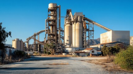 Partial view of CA cement plant