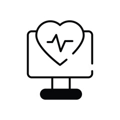 Health App vector icon