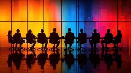 Fototapeta premium Gender-balanced leadership and equal representation