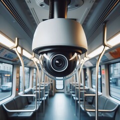 102 Tram's Surveillance Camera Focus on the security features li