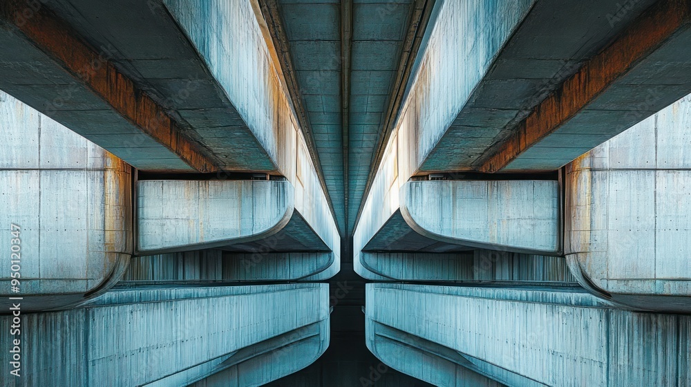 Poster Abstract Architecture of a Concrete Bridge Underside