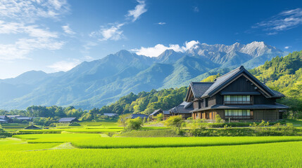 Obraz premium Japanese Country House