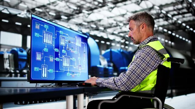 Engineer Operator Using Scada System