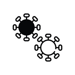 Virus vector icon