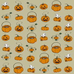 Seamless pattern for Halloween