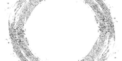 銀色風の和風な円のイラスト素材