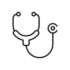 Stethoscope vector icon