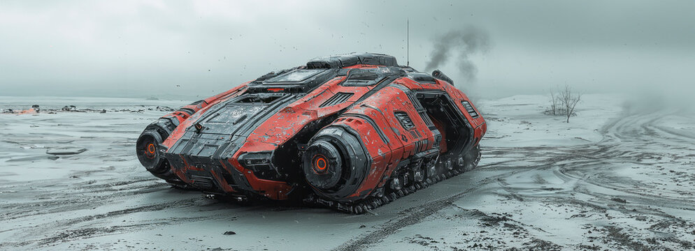 Unleashing the Futuristic Tank Concept Mechanical Behemoth Roars into Action