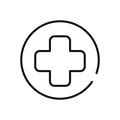 Medical Cross vector icon