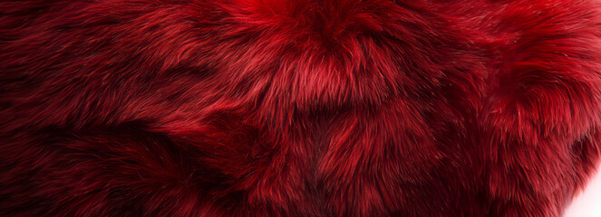 Velvet Elegance Capturing the Luxurious Texture of Dark Crimson Fur from a Bird's Eye View in Dramatic Lighting