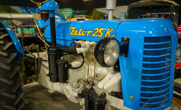 Zetor 25 K Tractor in Blue with Diesel Engine