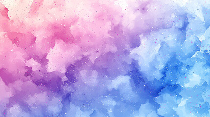 Fototapeta premium Watercolor Splashes Design with Gradient Patterns and Vibrant Paint Splatters
