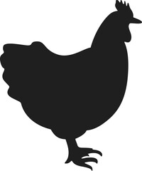 chicken silhouette
