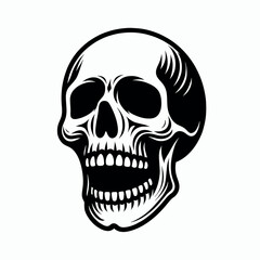 Fototapeta premium Vector Skull Design tattoo tshirt design