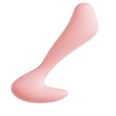 Soft Colorful Curved Fluid Shape