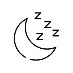 Sleep vector icon