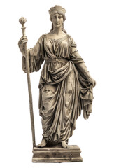 PNG Ancient statue of regal woman