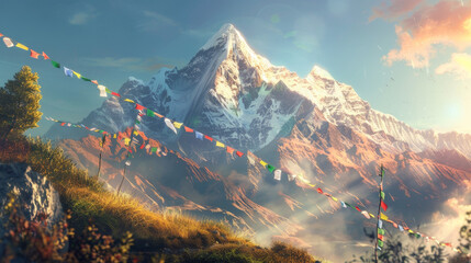 Imagine the serenity of a sunrise yoga session overlooking the Himalayas in Nepal, as the first light of dawn illuminates snow-capped peaks and prayer flags flutter in the mountain breeze. 
