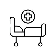Hospital Room vector icon