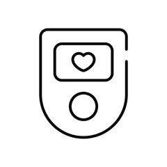 Pulse Oximeter vector icon