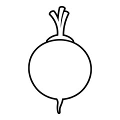 Beet Outline