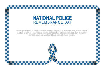 National Police Remembrance Day background.